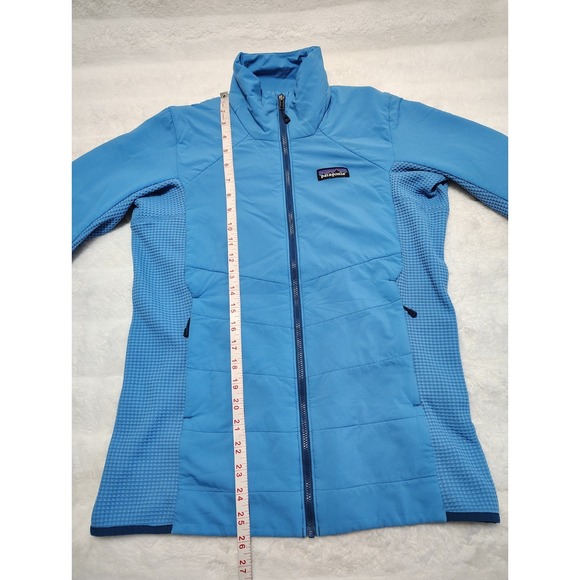 Women's Patagonia Nano Light Hybrid Jacket Size Medium M Blue - Picture 2 of 8